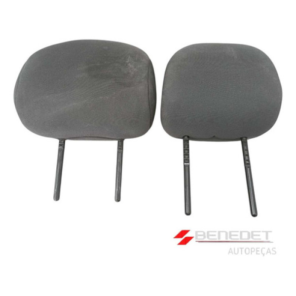 Par De Encosto Cabeça Banco Traseiro Renault Clio Preto