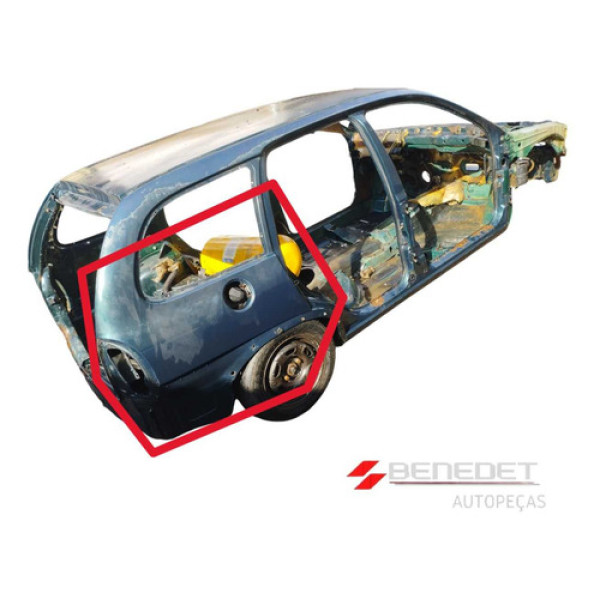 Recorte Da Lateral Traseira Esquerda Gm Corsa Wagon