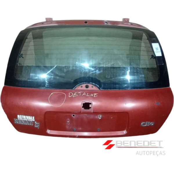 Tampa Traseira Renault Clio Hatch 2000 A 2005 C/ Detalhe