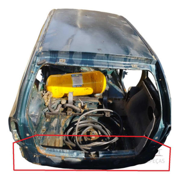 Recorte Do Painel Traseiro Gm Corsa Wagon  C/detalhes