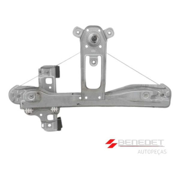 Máquina Vidro Manual Traseira Direita Onix Prisma 2013/2019