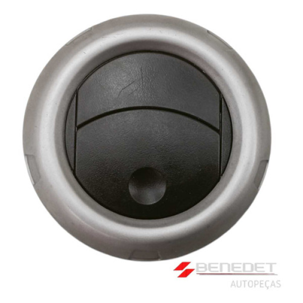 Difusor De Ar Do Painel Ford Fiesta Prata C/detalhe