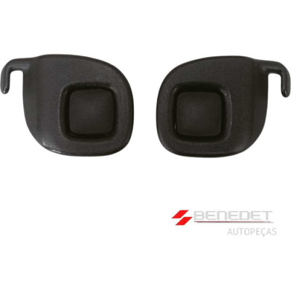Par Botão Reclinável Encosto Banco Traseiro Renault Clio
