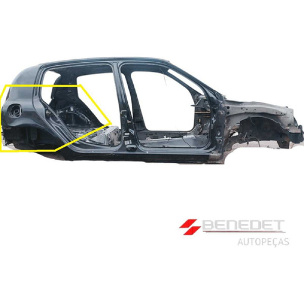 Recorte Traseira Baixa Renault Clio 2013 2014 2015 2016