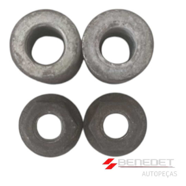 Par Espaçador + Porca Da Polia De Acessórios Scenic 2.0 16v