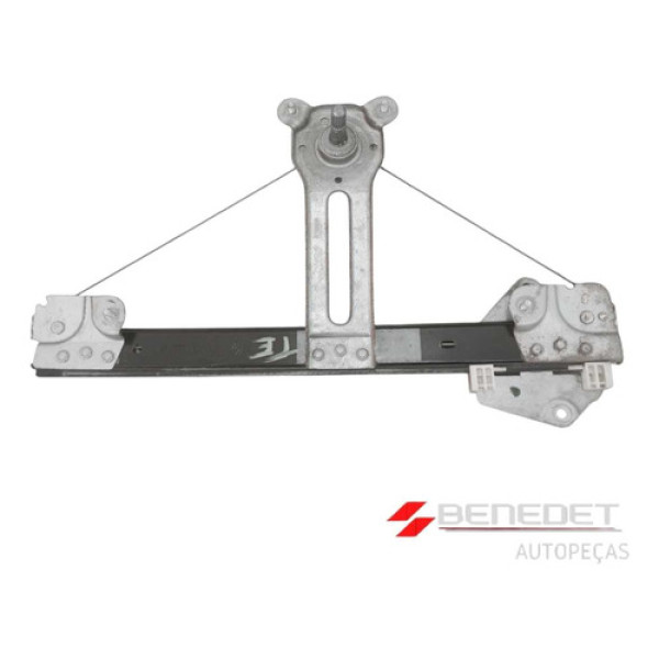 Máquina De Vidro Manual Traseira Esquerda Logan 07 A 13
