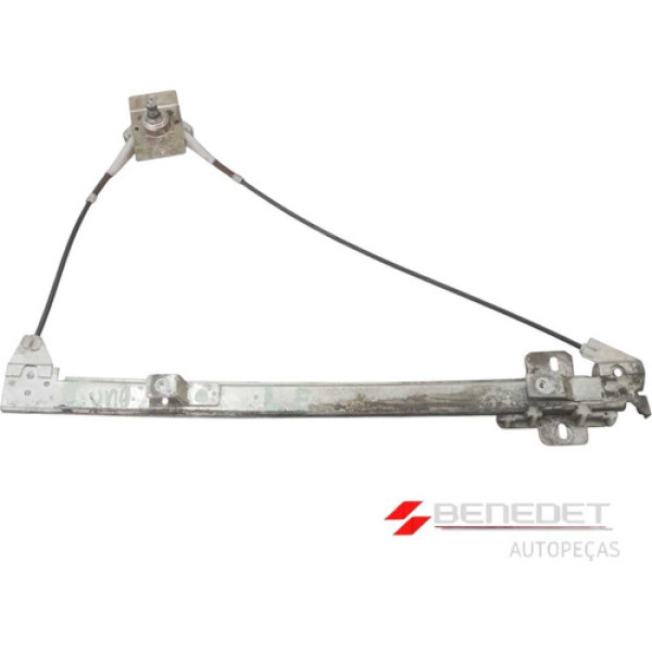 Maquina Vidro Manual Dianteira Lado Esquerdo Uno Mille 4 P