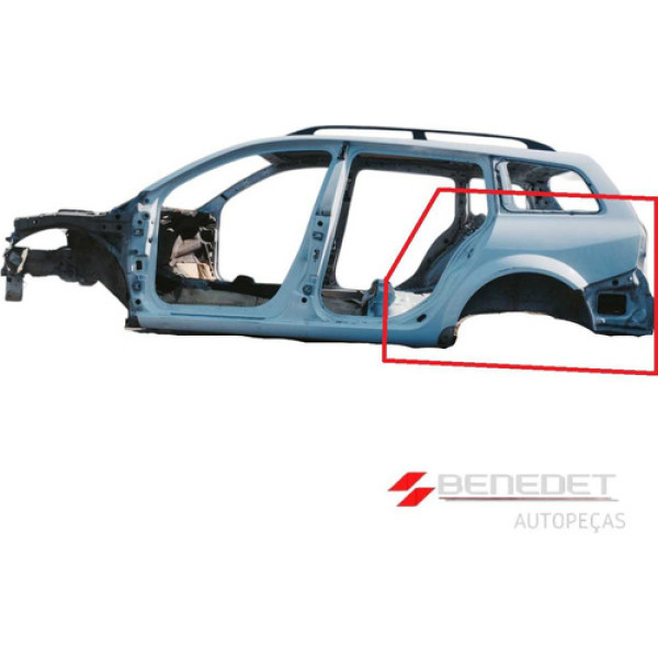 Recorte Traseira Baixa Renault Megane Grand Tuor