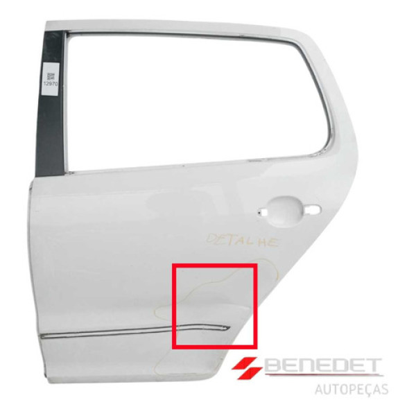 Porta Traseira Esquerda  Vw Fox Com Detalhes 