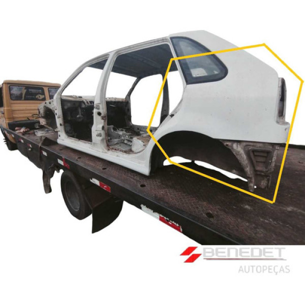 Recorte Da Lateral Direita Traseira Vw Gol G2 Bola 4 Portas
