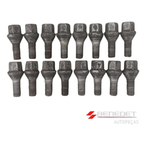 Jogo De 16 Parafusos Roda Renault Sandero Logan Clio