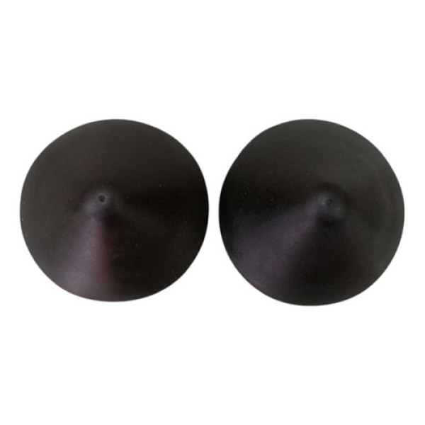 Par Acabamento Amortecedor Traseiro Tampa Clio Borracha